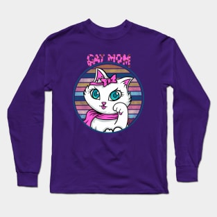 Cat pinky Mom Mythic Long Sleeve T-Shirt